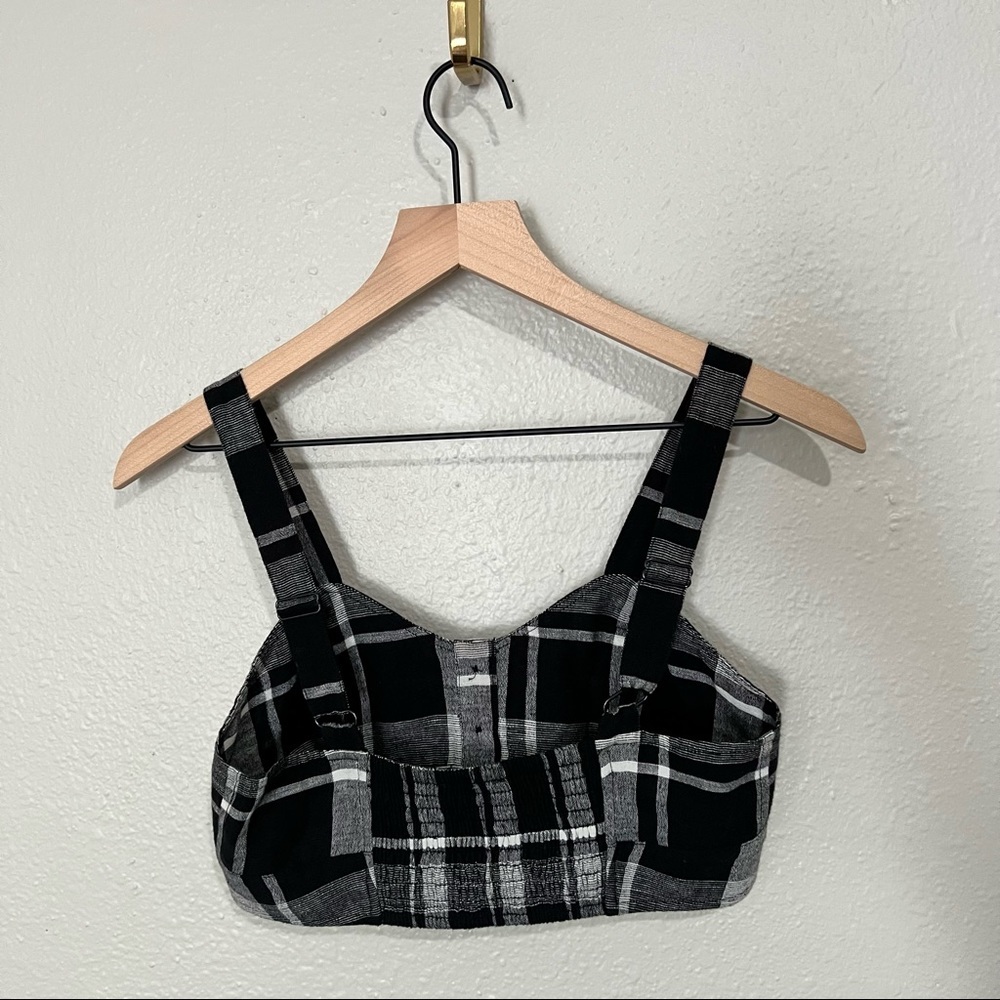 American eagle crop plaid top size small - Picture 3 of 5
